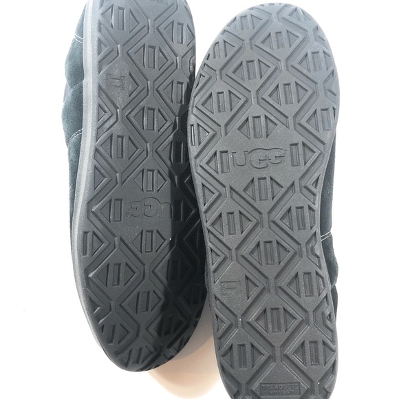 Ugg Hanz slipper suede upper black men’s size 11 - Picture 7 of 7